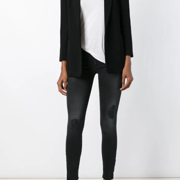 Citizens Of Humanity Denim - Citizens of Humanity Rocket Black Distressed Jeans